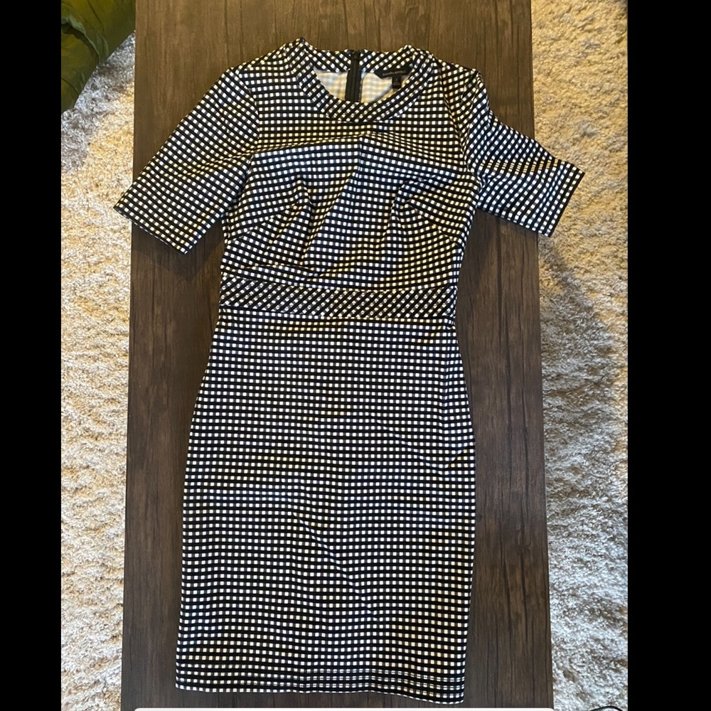 Banana Republic Gingham Sheath Dress